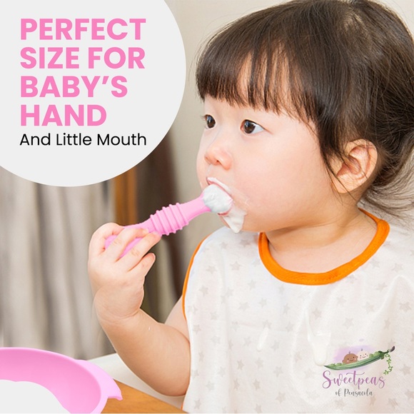 BABY AND TODDLER SILICONE FEEDING SETS INCLUDE BOWL WITH LID, 1 BIB AND 2 SPOONS - Picture 11 of 14